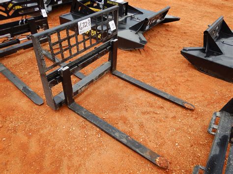 used skid steer pallet forks ontario|used attachments for skid steer.